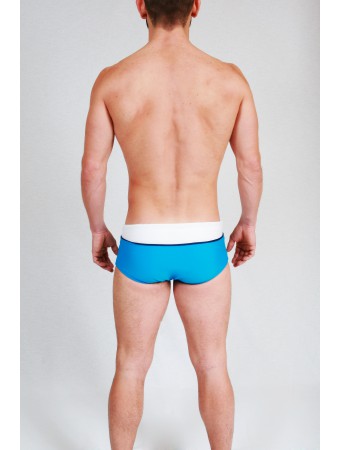 Two-colored brazilian trunks - Blue Sky