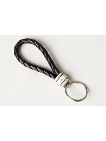 AM Summerfield Leather Ring Keychain