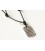 Leather Neck Chain AM Summerfield with Silver