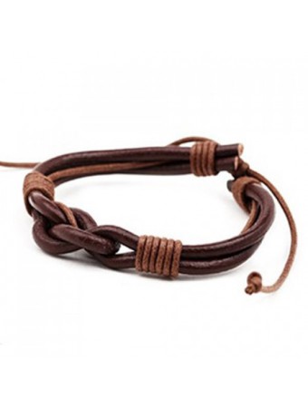 Handmade synthetic leather bracelet