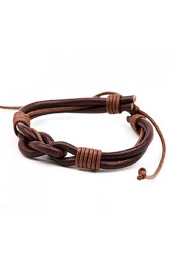 Handmade synthetic leather bracelet