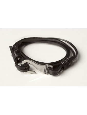 hook bracelet - synthetic leather