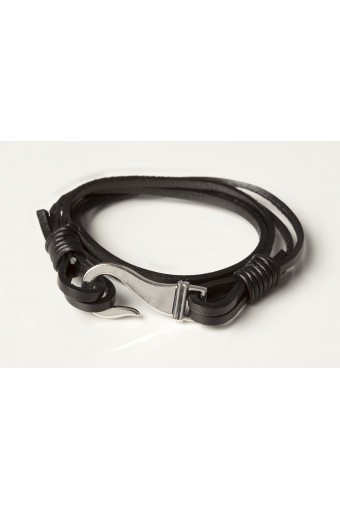 hook bracelet - synthetic leather