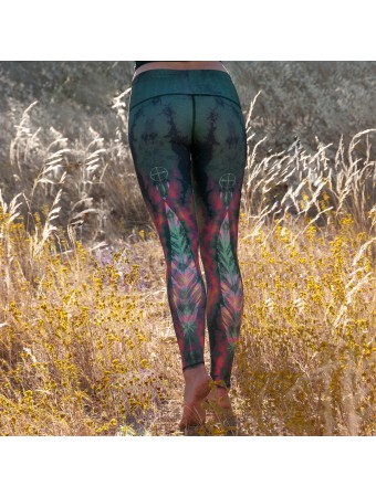 TEEKI - Eagle Feather Green Hot Pant